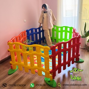 پارک کودک پایه دار مدل پرچین  (با قابلیت اضافه شدن ضلع)
