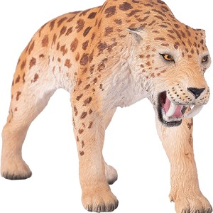 فیگور گربه اسمایلودون یا دندان شمشیری برند موجو - smilodon figure