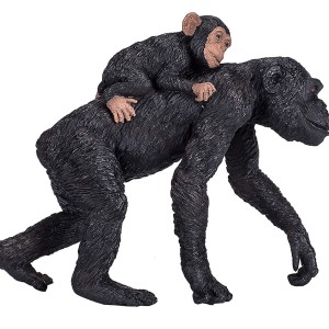 فیگور شامپانزه و بچه برند موجو - Chimpanzee and Baby figure