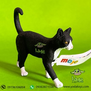 فیگور گربه سیاه و سفید برند موجو 387200 - Cat Black & White figure