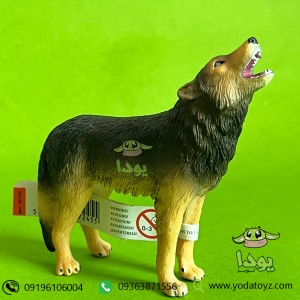 فیگور گرگ در حال زوزه کشیدن برند موجو - Timber Wolf Howling figure 387245