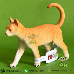 فیگور گربه تابی زنجبیلی برند موجو 387283 - Ginger Tabby Cat figure