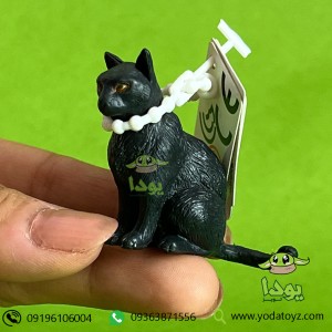 فیگور گربه سیاه نشسته برند موجو 387372 - Cat Sitting Black figure