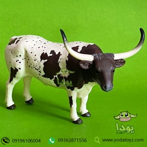 فیگور  گاو  تگزاسی شاخ بلند برند موجو 387222-  Texas Longhorn Bull figure