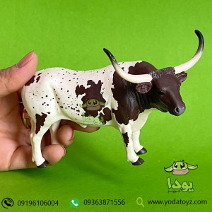 فیگور  گاو  تگزاسی شاخ بلند برند موجو 387222-  Texas Longhorn Bull figure