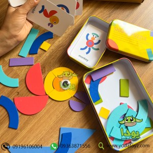 پازل اشکال کودک با درجه سختی متوسط - shapes puzzle