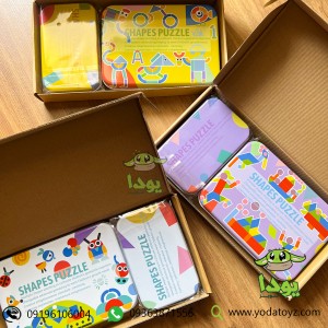 خرید پازل اشکال کودک با درجه سختی سخت - shapes puzzle