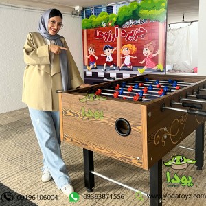فوتبال دستی بزرگ پایه دار ملامینه مدل s3
