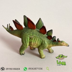 فیگور دایناسور استگوزاروس سایز بزرگ رنگ سبز برند موجو 387228 - Stegosaurus figure