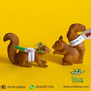 قیمت فیگور سنجاب قرمز در حال دویدن برند موجو - Squirrel running figure