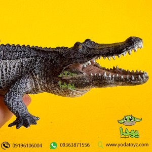 فیگور تمساح با فک متحرک برند موجو  387168- Alligator figure
