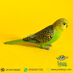 فیگور مرغ عشق رنگ سبز برند موجو 387262 - Green Budgerigar figure