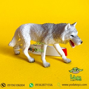 فیگور گرگ سفیده قطبی برند موجو - Arctic Wolf figure