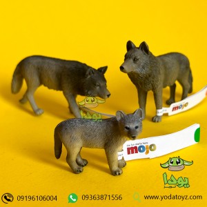 فیگور توله گرگ الواری برند موجو - Timber Wolf Cub figure