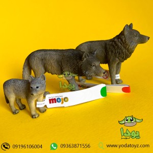 فیگور توله گرگ الواری برند موجو - Timber Wolf Cub figure