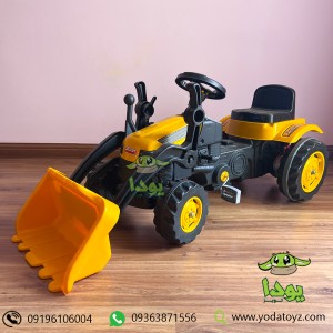 اسباب بازی تراکتور پدالی کودک به همراه لودر برند پیلسان