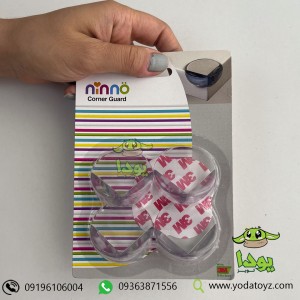محافظ گوشه گرد برای لبه های قطور و ضخیم رنگ شفاف 4 عددی  برند ninno