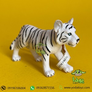 فیگور بچه ببر سفید ایستاده برند موجو - White Tiger cub standing figure