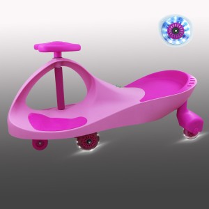 لوپ کار چرخ ژله ای چراغدار رنگ صورتی صورتی LOOPCAR