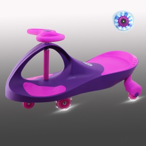 لوپ کار چرخ ژله ای چراغدار رنگ بنفش صورتی LOOPCAR
