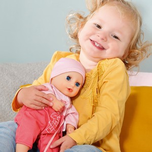 عروسک بیبی بورن مدل نوزاد ارتفاع 30 سانتیمتری با قابلیت پس دادن غذای اضافه -Baby Annabell First Cheeky Annabell 30cm