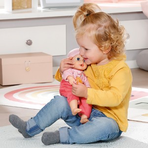 عروسک بیبی بورن مدل نوزاد ارتفاع 30 سانتیمتری با قابلیت پس دادن غذای اضافه -Baby Annabell First Cheeky Annabell 30cm