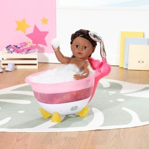 عروسک بیبی بورن مدل خواهر رنگ موی مشکی ارتفاع 43 سانتیمتری -  BABY born Sister Play & Style 43cm