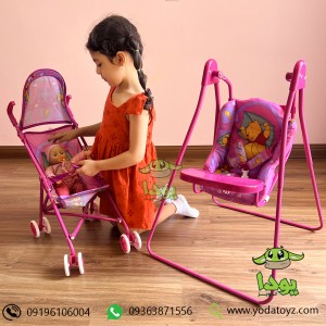 کالسکه و تاب عروسک - Hauck Doll Stroller 7915