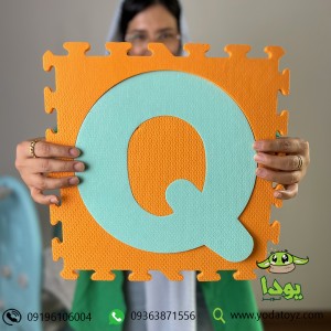 کفپوش اتاق کودک طرح حروف انگلیسی (26 عددی)