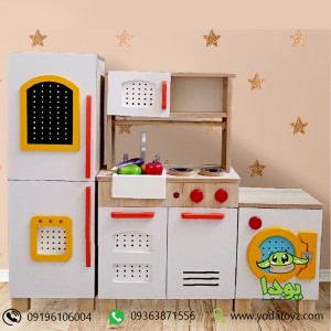 آشپزخانه چوبی کودک مدل کندو