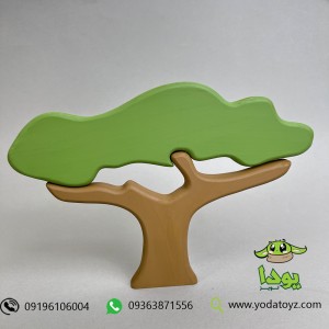 اسباب بازی چوبی مدل درخت پازلی