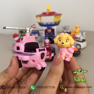 اسباب بازی فیگور سگ های نگهبان با برج مراقبت