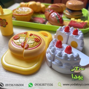 اسباب بازی ست فست فود 13 قطعه برند FUNNY DIY