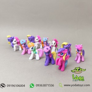 فیگور پونی ۱۲ عددی سایز کوچک