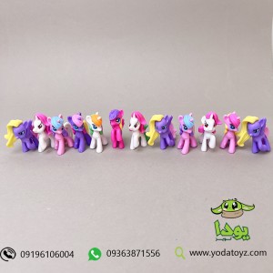 فیگور پونی ۱۲ عددی سایز کوچک