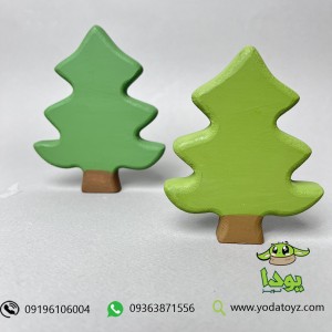 اسباب بازی چوبی مدل درخت پازلی
