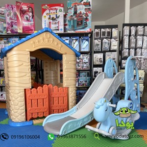 کلبه بازی کودک مدل دیزنی رنگ صورتی