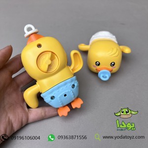 اسباب بازی حمام جوجه اردک کوکی با قابلیت شنا در آب