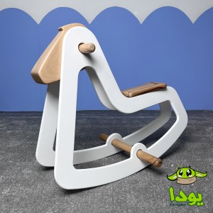 راکر چوبی اسب سفید