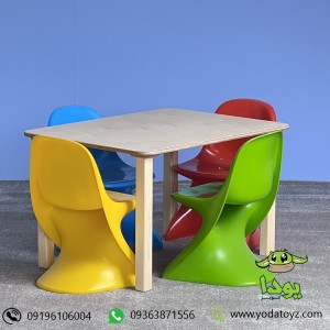 میز چوبی کودک مستطیل تک طرح ایکیا