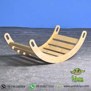 راکر چوبی نردبانی کودک سایز بزرگ طرح جدید
