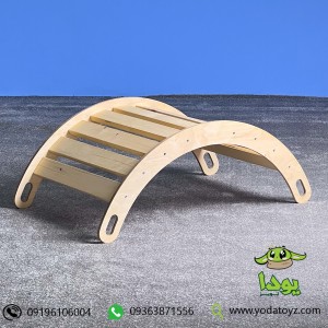 راکر چوبی نردبانی کودک سایز بزرگ طرح جدید