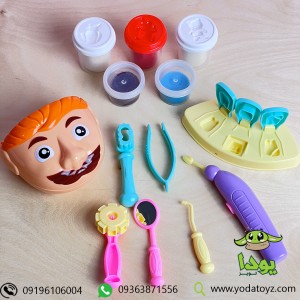 اسباب بازی دندان پزشکی کودک به همراه خمیر بازی کد 3-6818