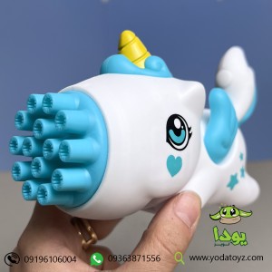 حباب ساز طرح یونیکورن رنگ سبز کد 335-1