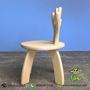 صندلی چوبی کودک مدل گوزن