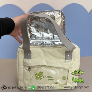 کیف غذای بچگانه و عایق حرارت طرح لیمو سبز