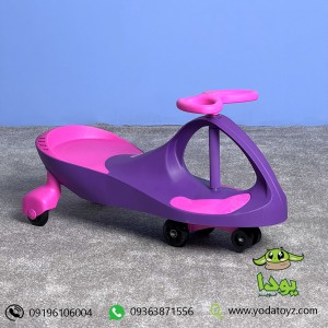 سه چرخه لوپ کار چرخ ژله ای ساده ایرانی  LOOPCAR رنگ بنفش با نشیمن صورتی