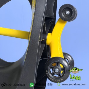 لوپ کار چرخ ژله ای رنگ مشکی زرد LOOPCAR