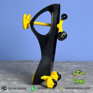 لوپ کار چرخ ژله ای رنگ مشکی زرد LOOPCAR