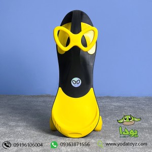 لوپ کار چرخ ژله ای رنگ مشکی زرد LOOPCAR